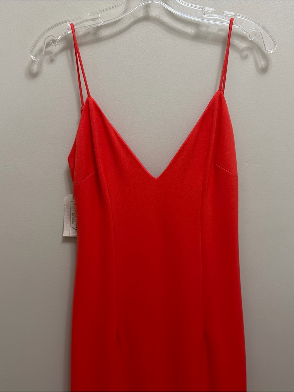 Katie May Aphrodite Maxi Dress Open Back Ruffle Hem in Cayenne Size M NWT NEW - Picture 5 of 11